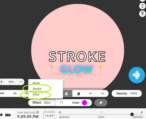 STROKE AND GLOW