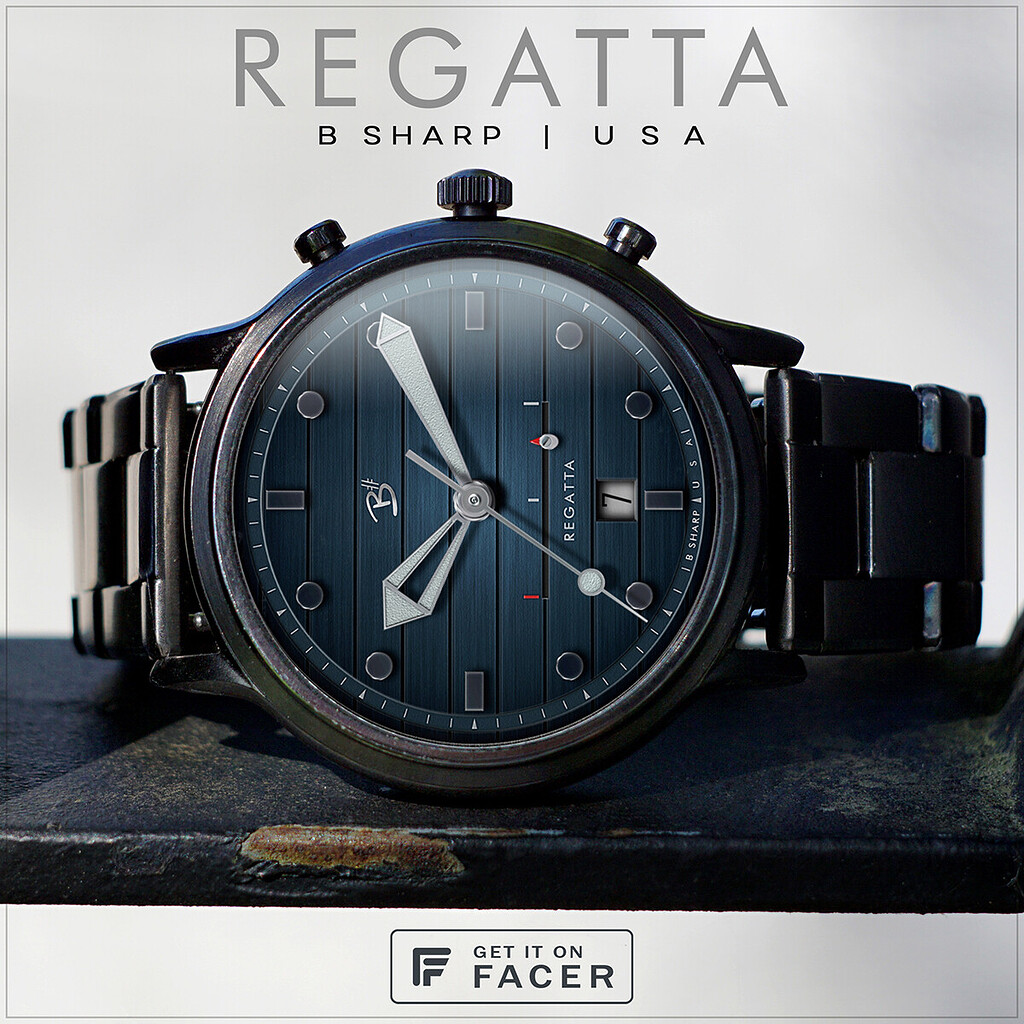 [Watch Face] B# - Regatta 🆓 - Design Showcase - FACER Community