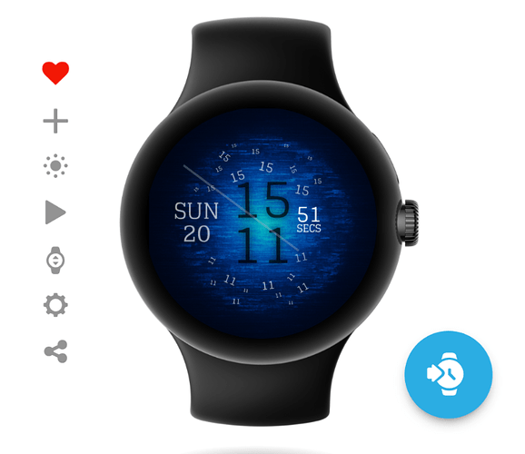 Glitch Blast Watch Face