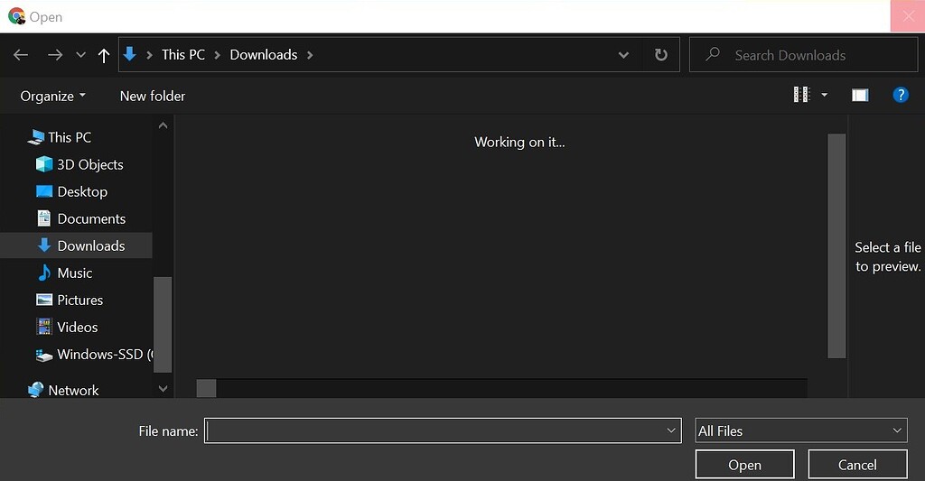 File upload not responding Support FACER Community