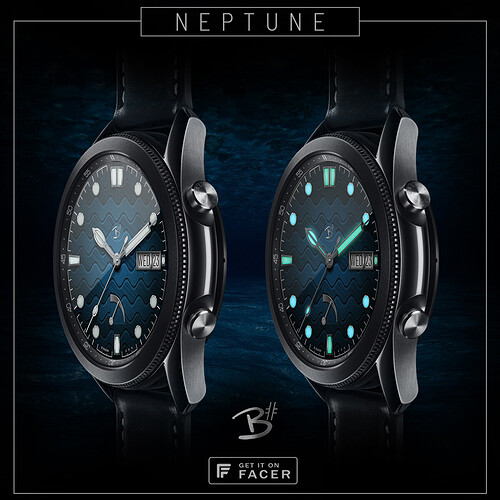 Neptune blue free double