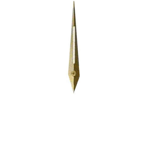 hand - 2 tone gold & white double pointed minute