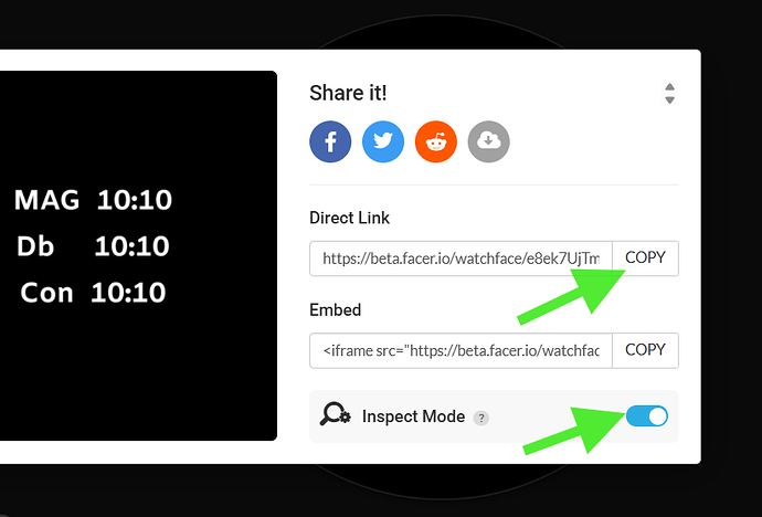 LINK INSPECTABLE