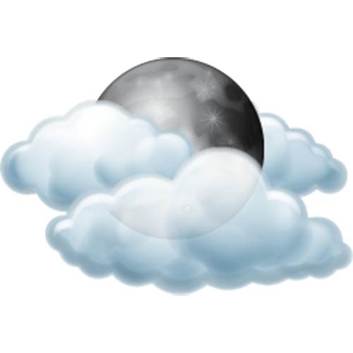 Night Scatteredclouds Icon