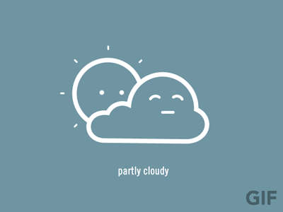 Partly Cloudy Gif 01